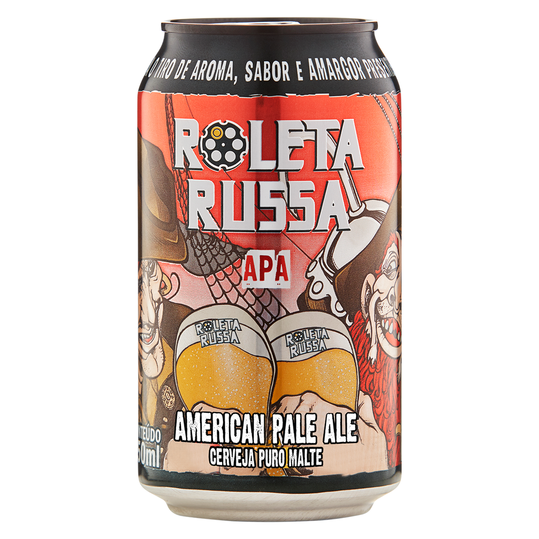 Cerveja American Pale Ale APA Roleta Russa Lata 350ml