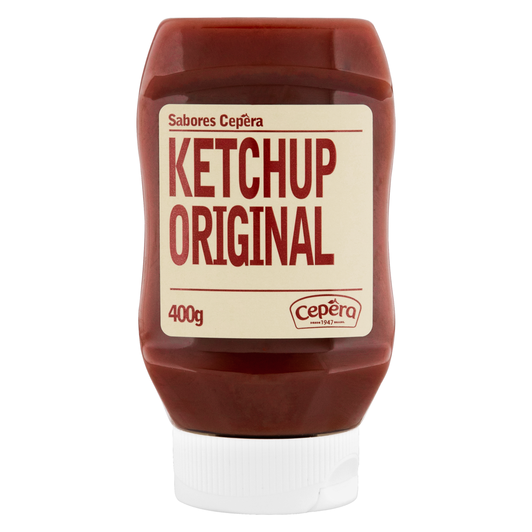 Ketchup Original Sabores Cepêra Squeeze 400g