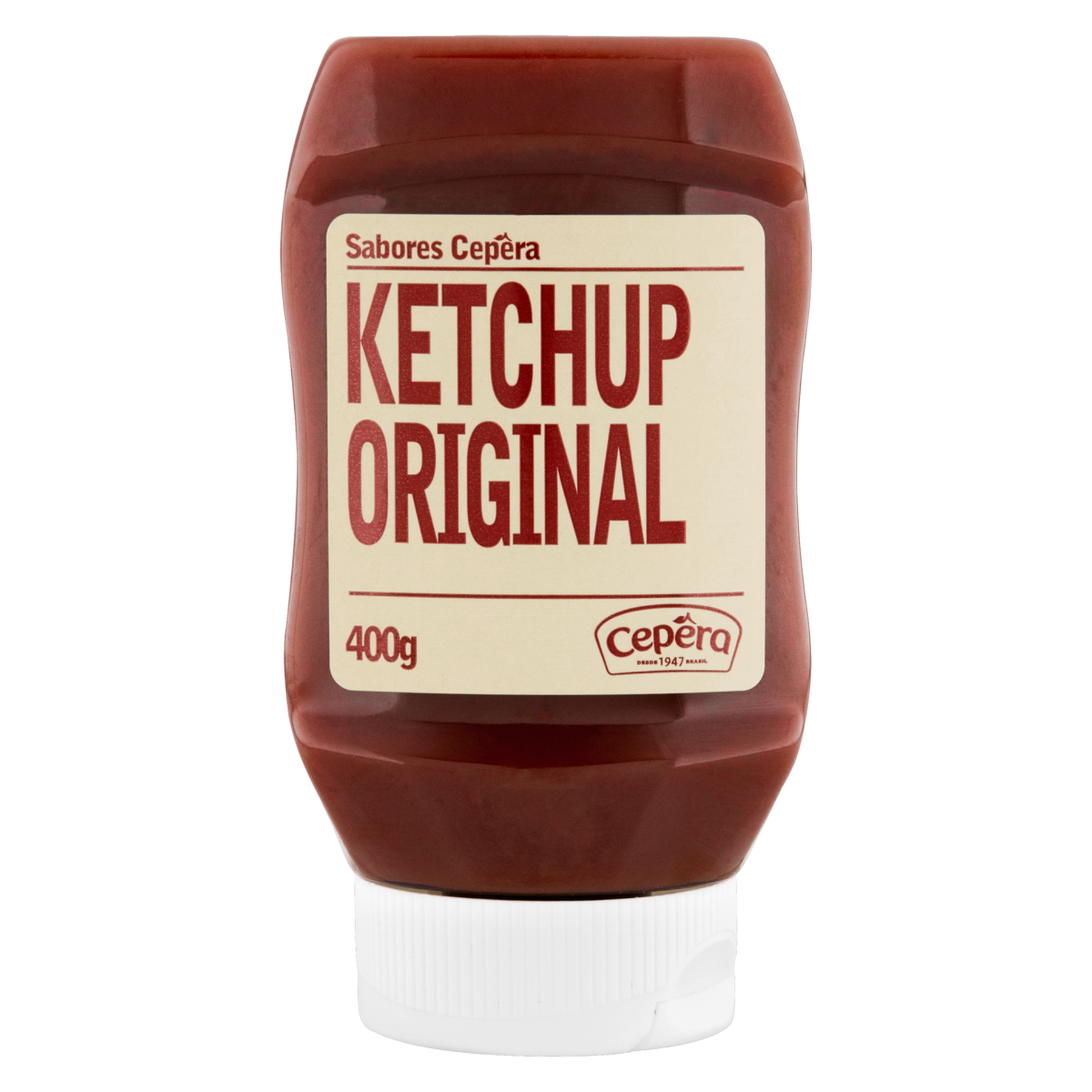 Ketchup Original Sabores Cepêra Squeeze 400g