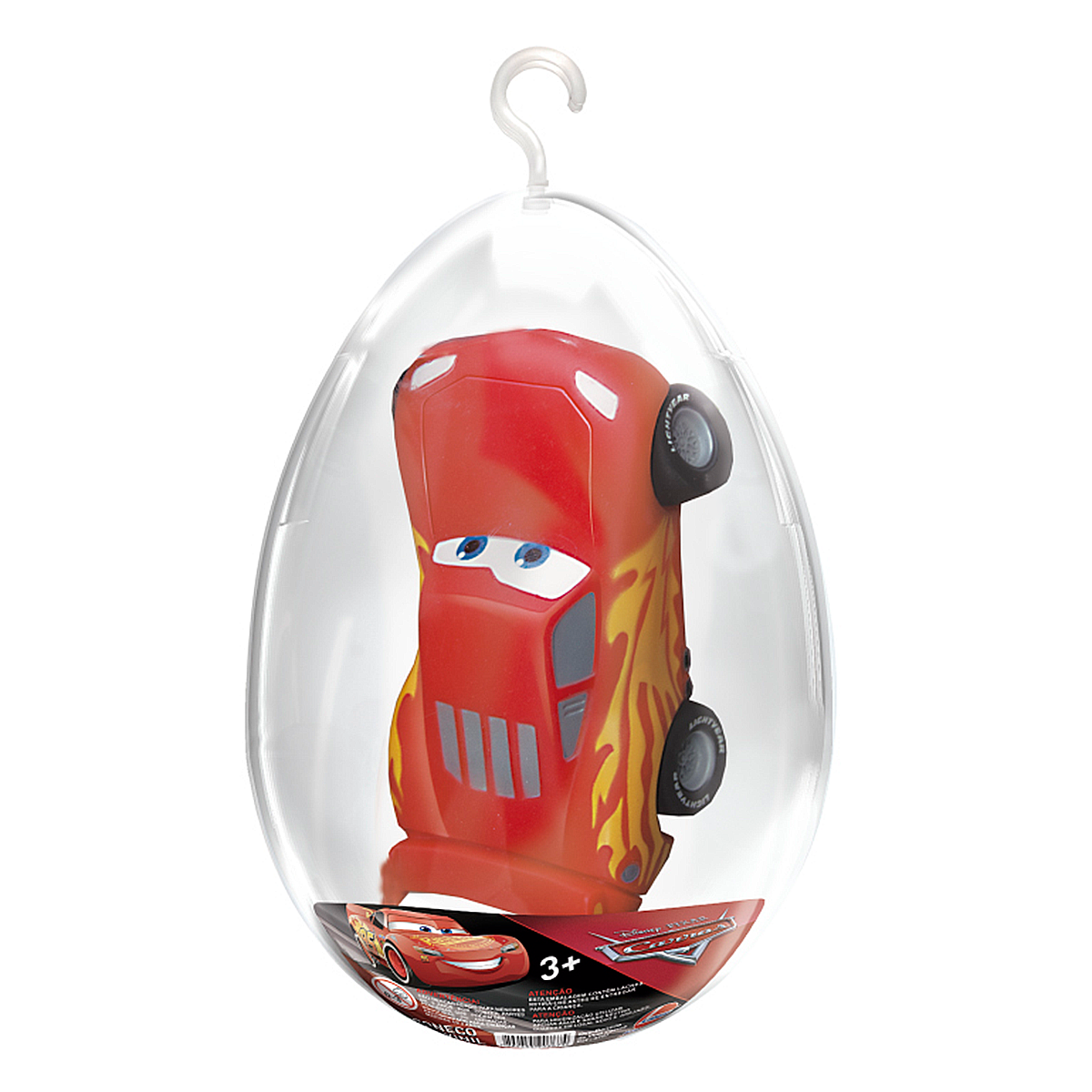 Ovo de Brinquedo Carros - Rel&acirc;mpago McQueen (M)&nbsp;