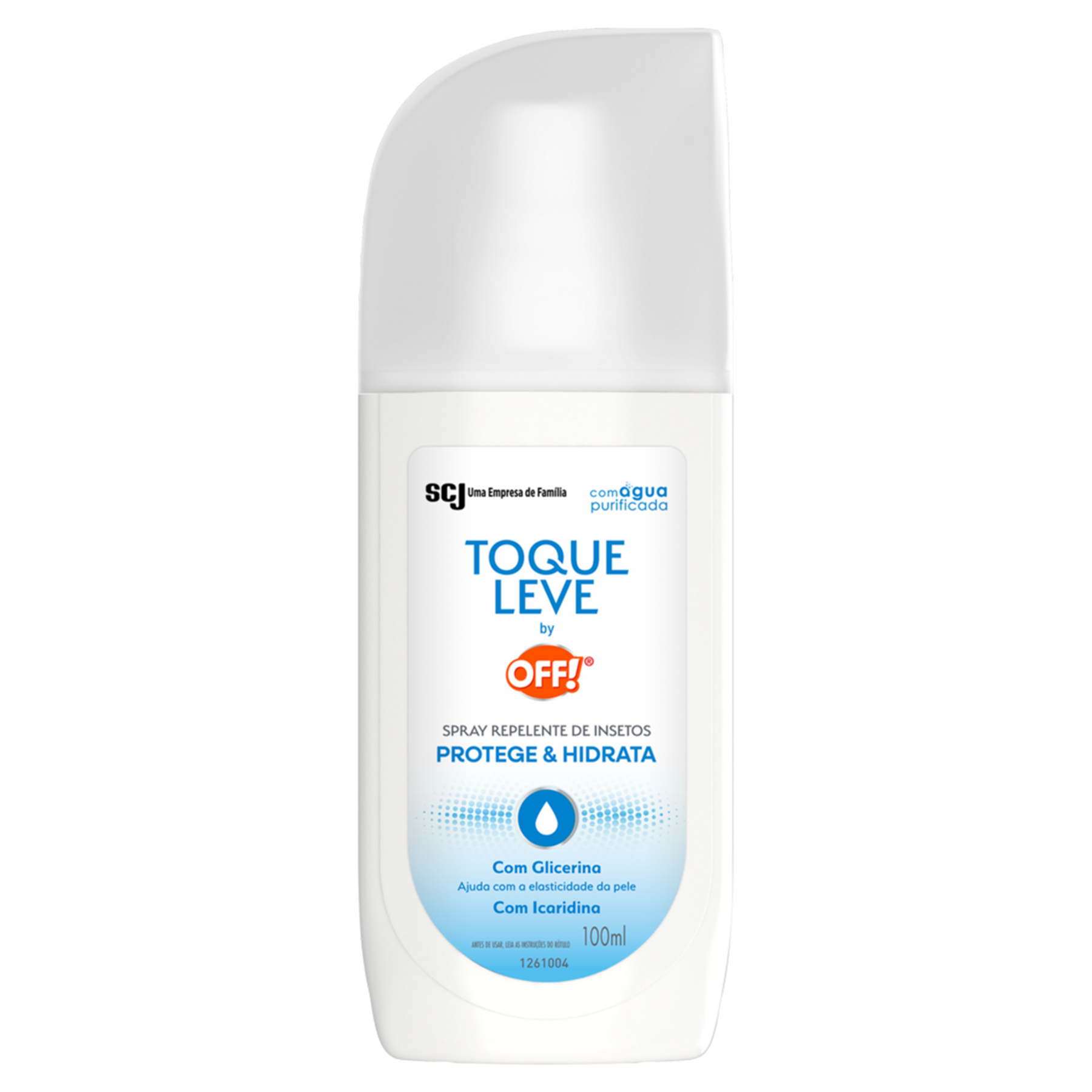 Repelente de Insetos Protege e Hidrata Toque Leve Off! Frasco 100ml Spray