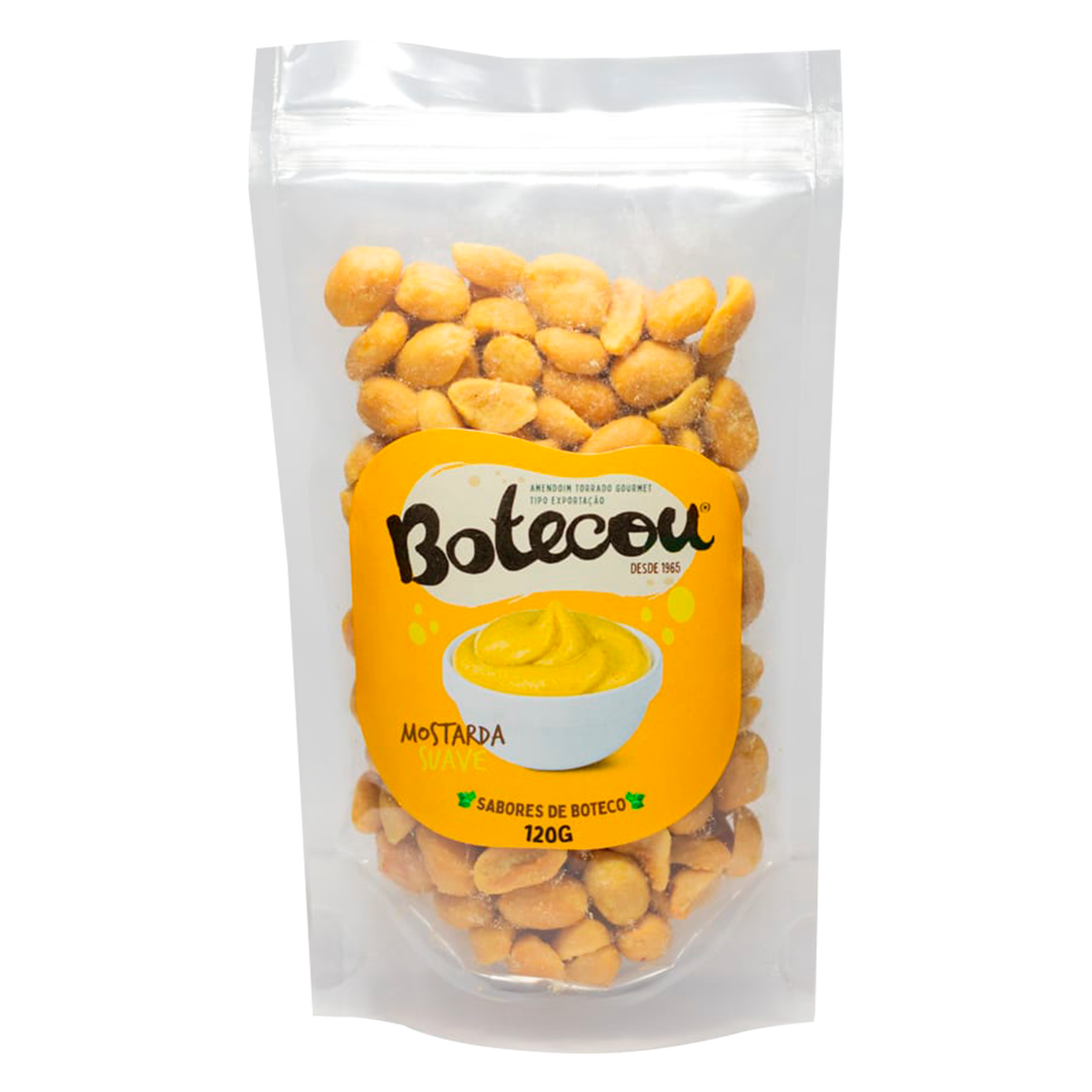 Amendoim Mostarda Botecou Zip Lock 120g