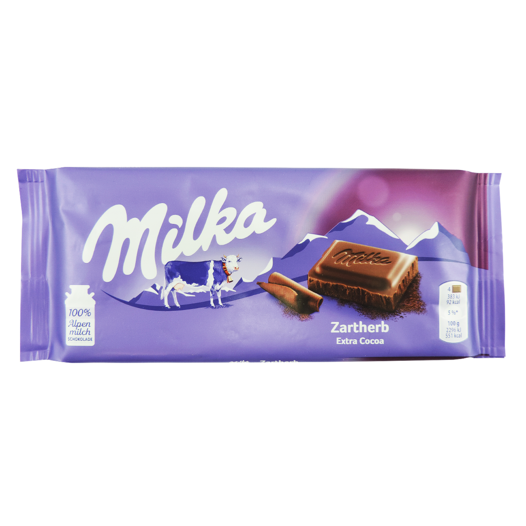 Chocolate Extra Cacau Milka 100g 