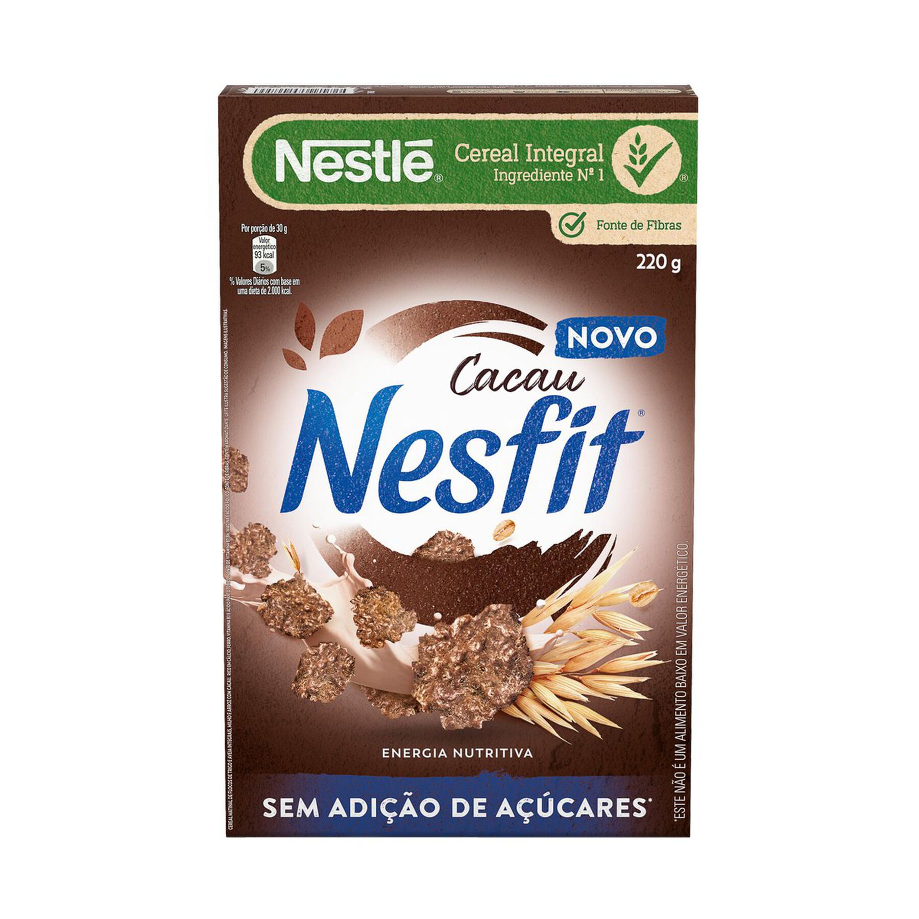 Cereal Matinal Integral Cacau Nestlé Nesfit Caixa 220g