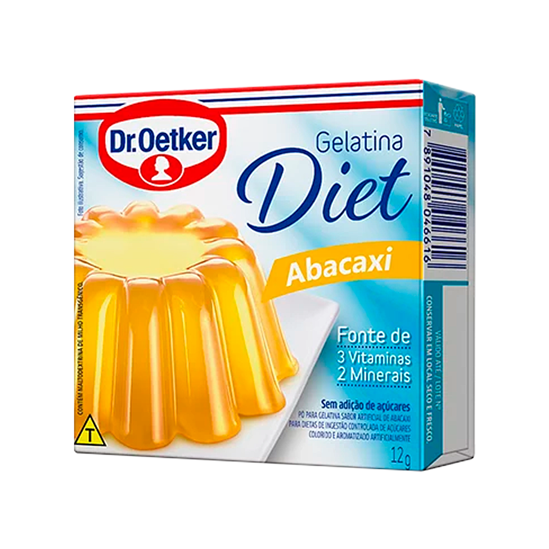 Gelatina Diet de Abacaxi Dr. Oetker 12g