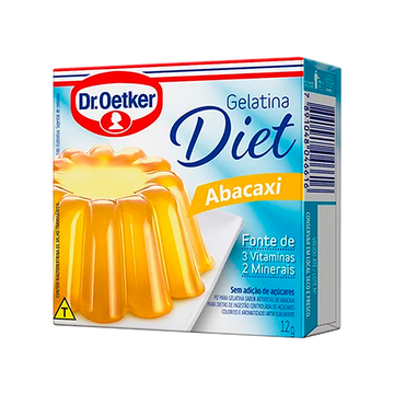 Gelatina Diet de Abacaxi Dr. Oetker 12g