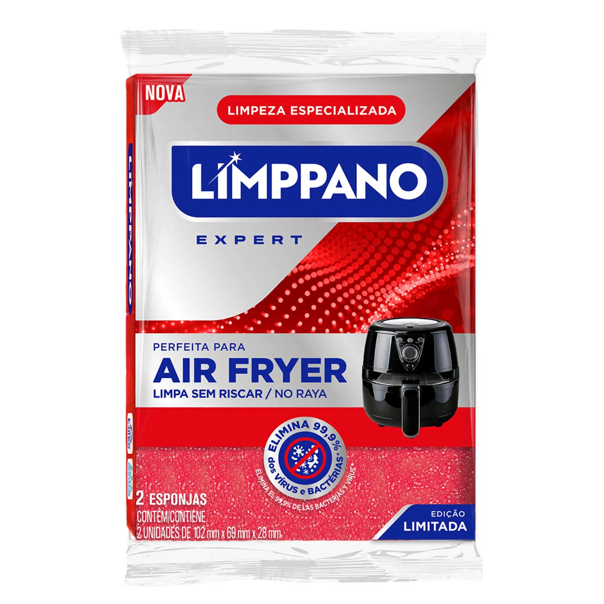 Esponja Expert para Air Fryer Limppano C/2 Unidades