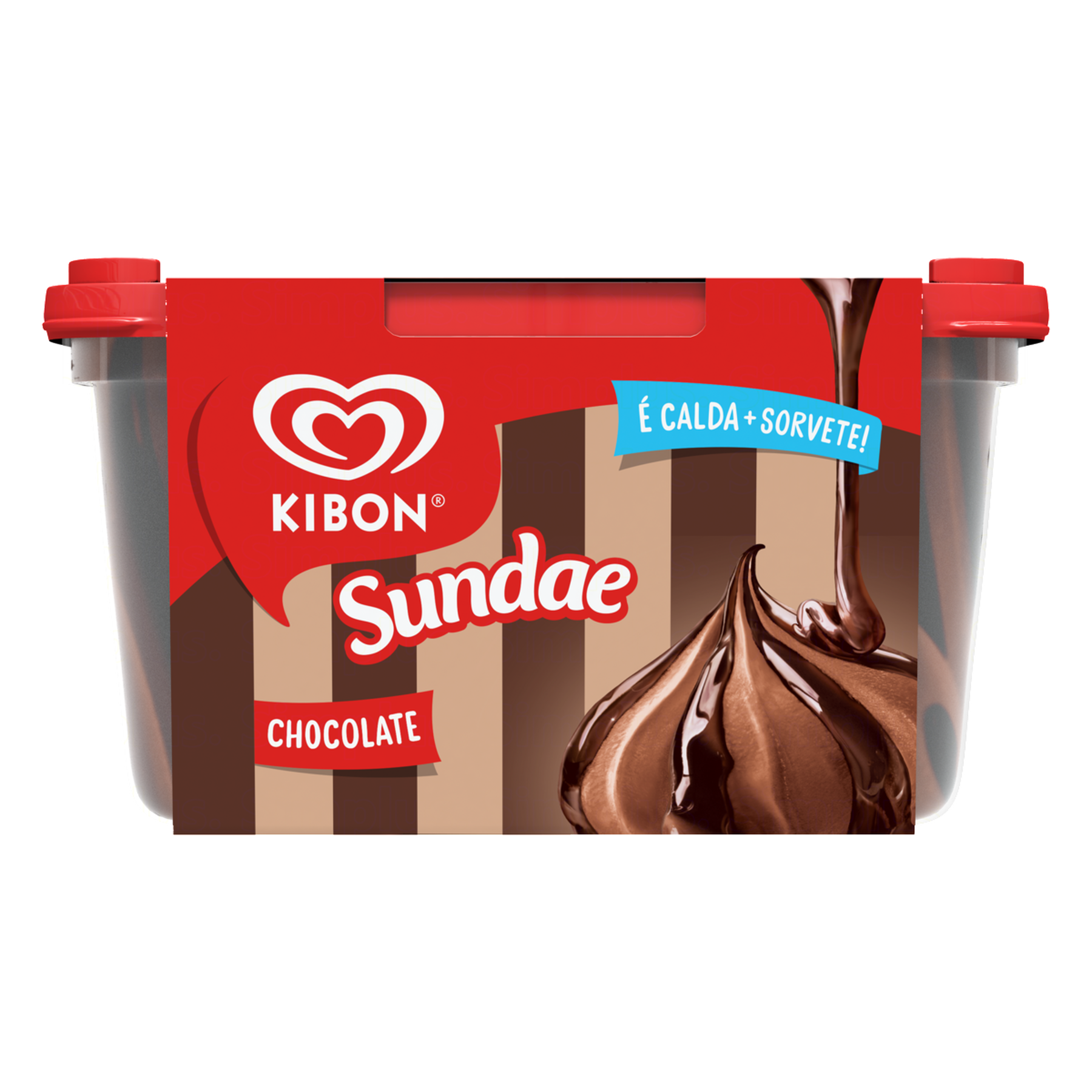 Sorvete Sundae Chocolate Kibon Pote 1,4l