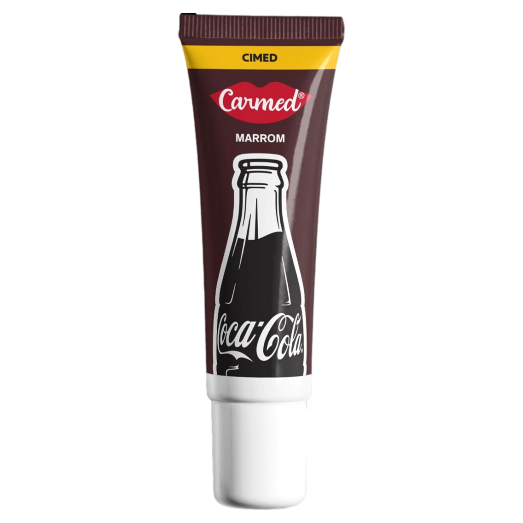 Hidratante Labial Marrom Coca-Cola Carmed Caixa 10g
