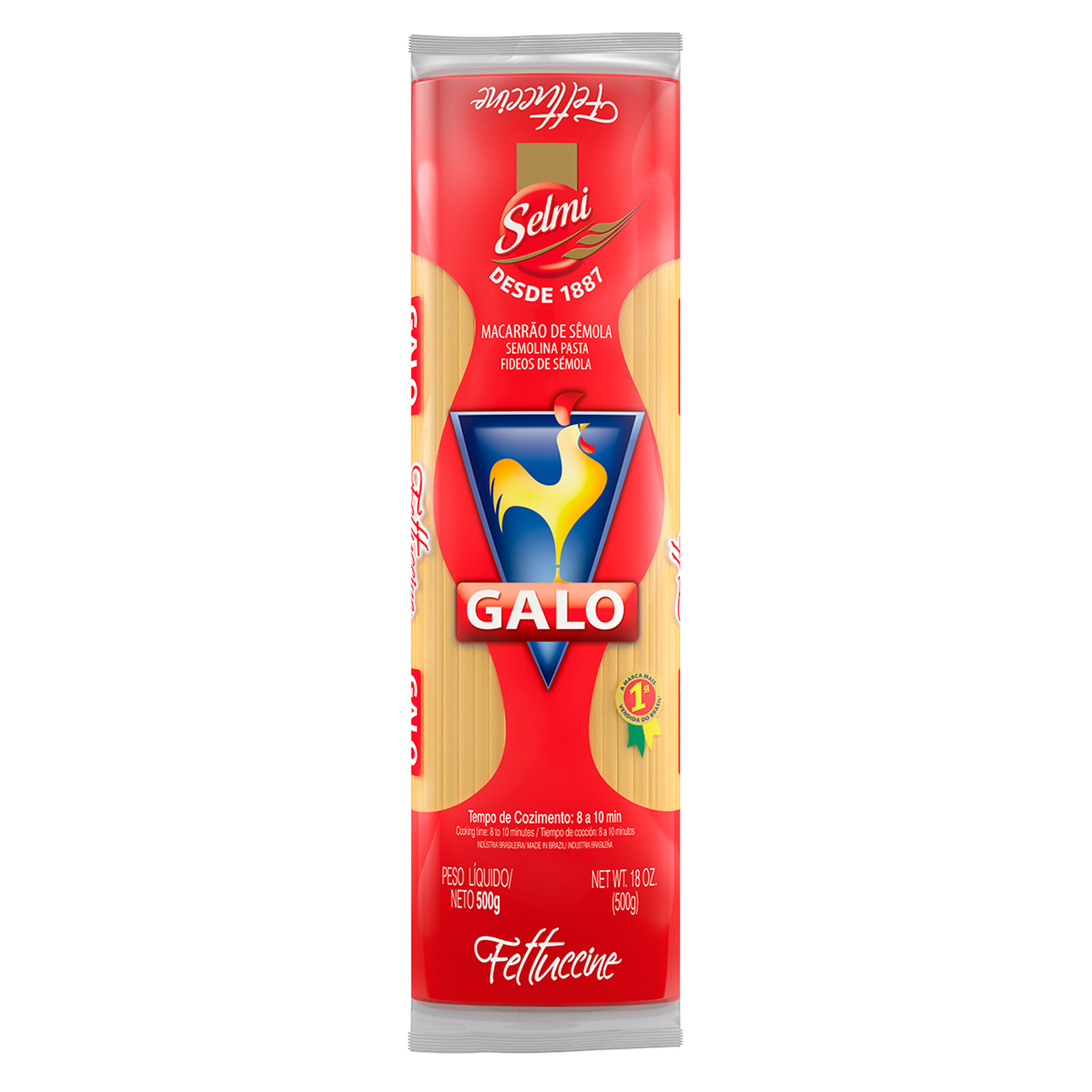 Macarr&atilde;o de S&ecirc;mola Fettuccine&nbsp;Galo Pacote 500g