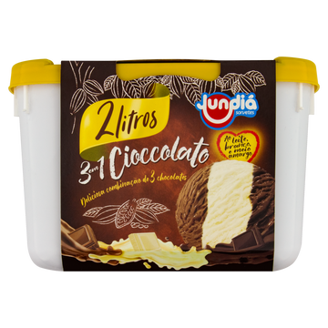 Sorvete Cioccolato Jundiá Pote 2l
