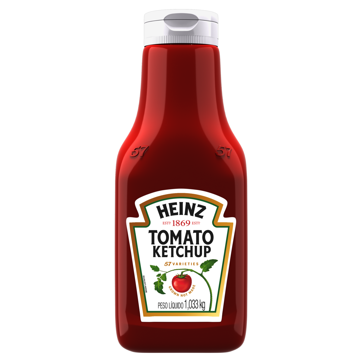 Ketchup Tradicional Heinz Squeeze 1,033kg