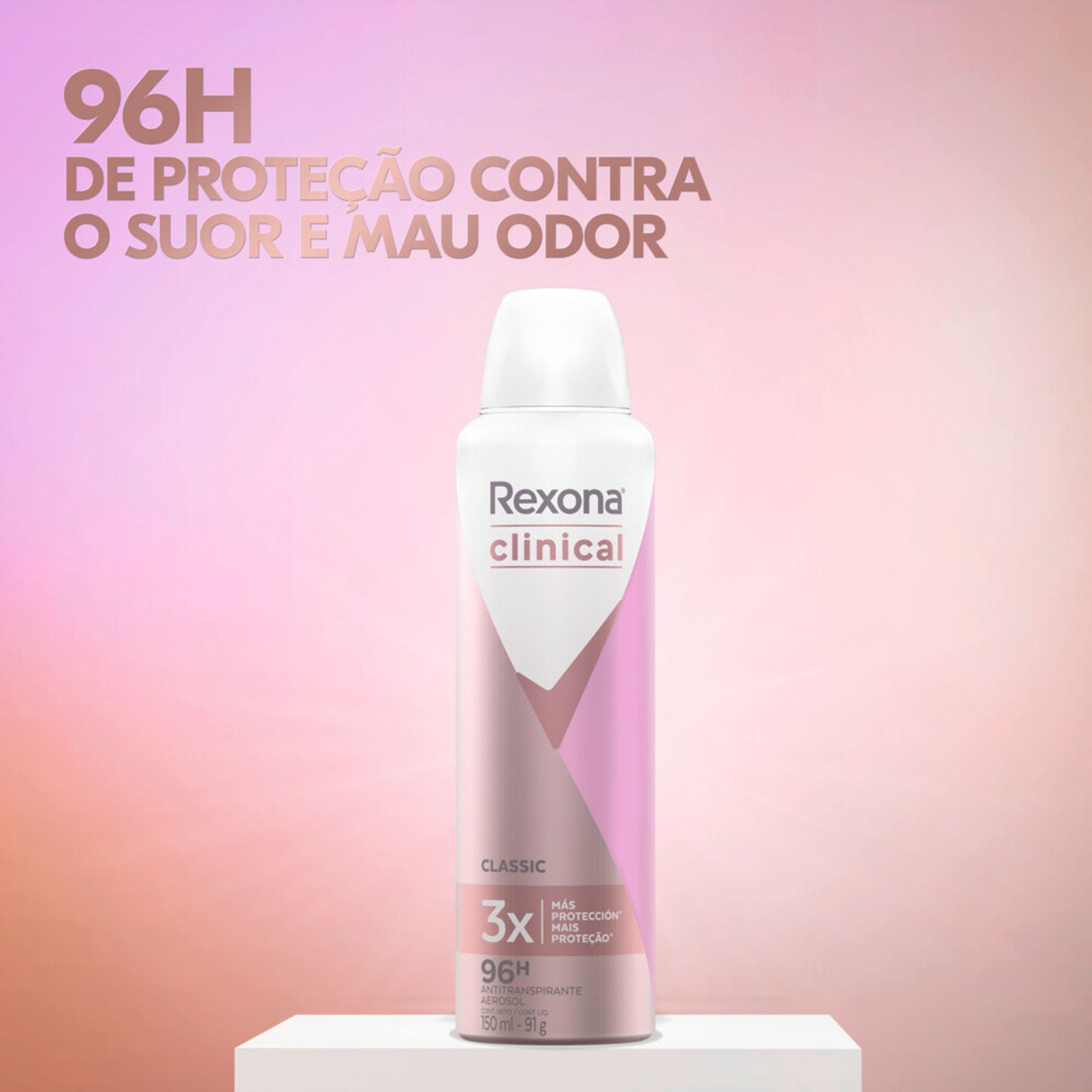 Desodorante Rexona Clinical Extra Dry 150 ml