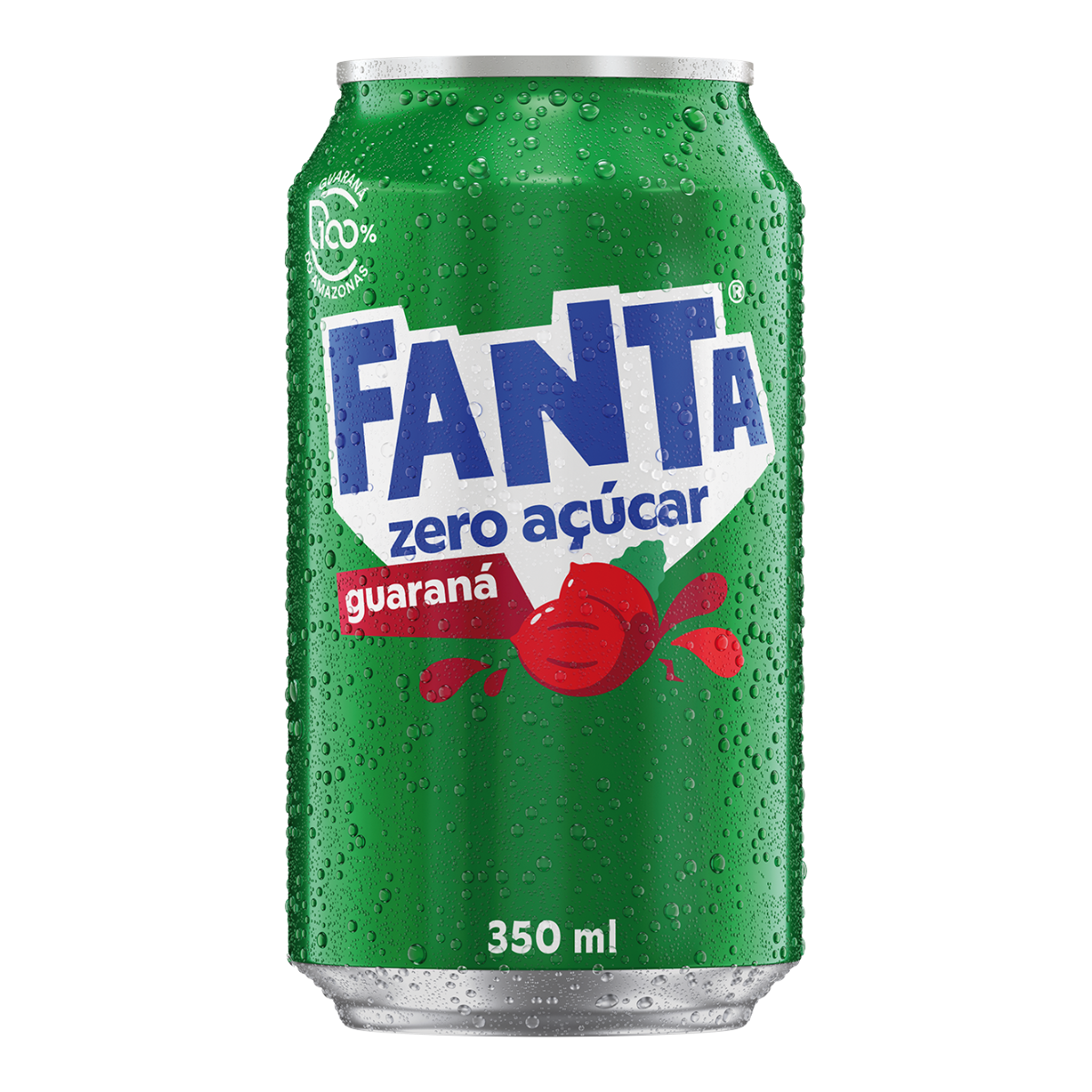Refrigerante Guaran&aacute; Zero Adi&ccedil;&atilde;o de A&ccedil;&uacute;car Fanta Lata 350ml
