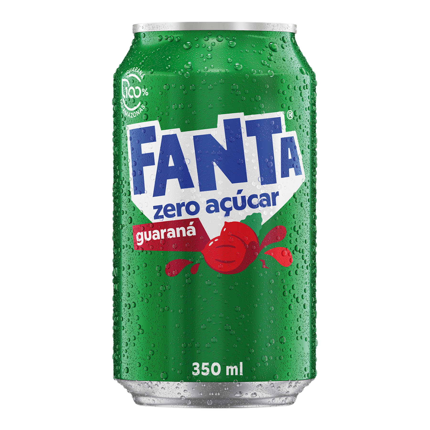 Refrigerante Guaran&aacute; Zero Adi&ccedil;&atilde;o de A&ccedil;&uacute;car Fanta Lata 350ml