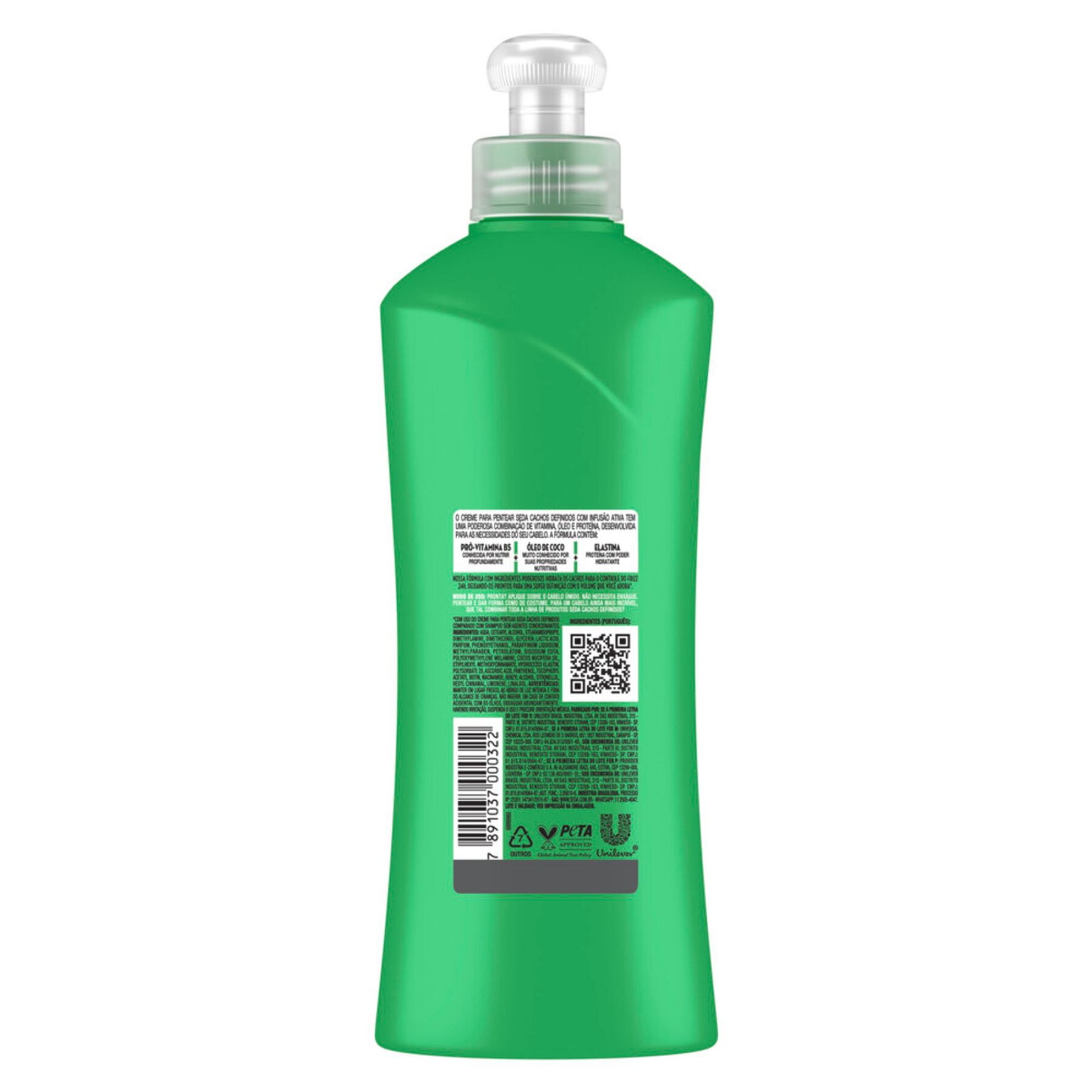 Creme para Pentear Cachos Definidos Seda Cocriações Frasco 300ml