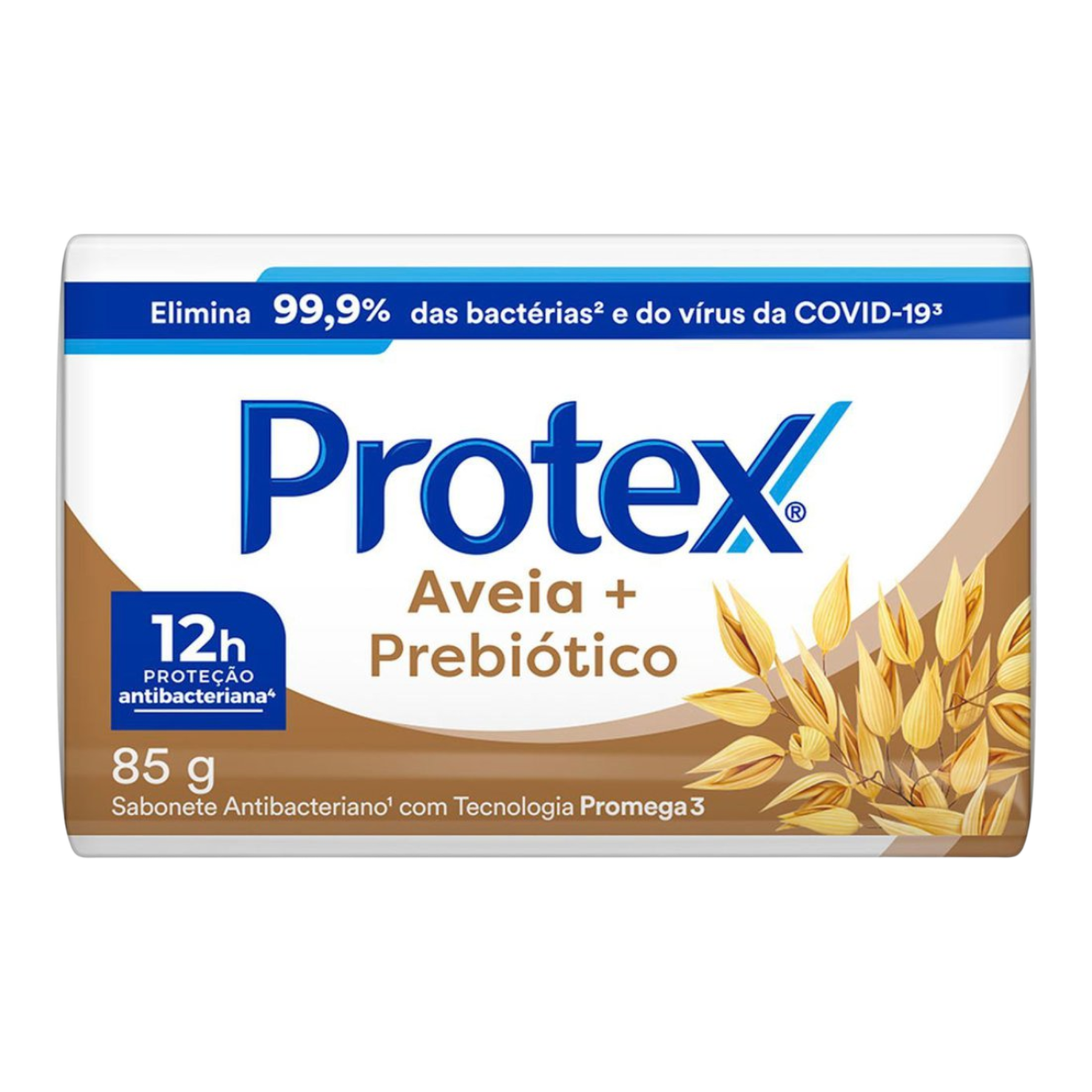 Sabonete Barra Antibacteriano Aveia e Prebi&oacute;tico Protex Envolt&oacute;rio 85g