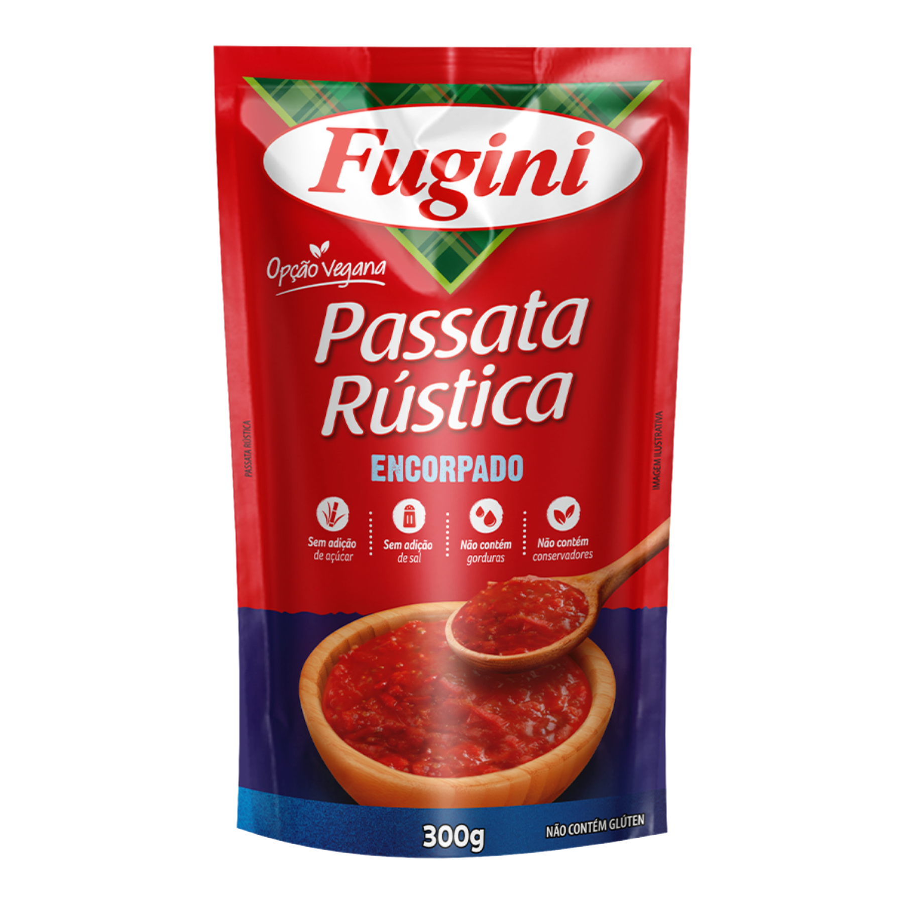 Passata de Tomate R&uacute;stica Fugini 300g