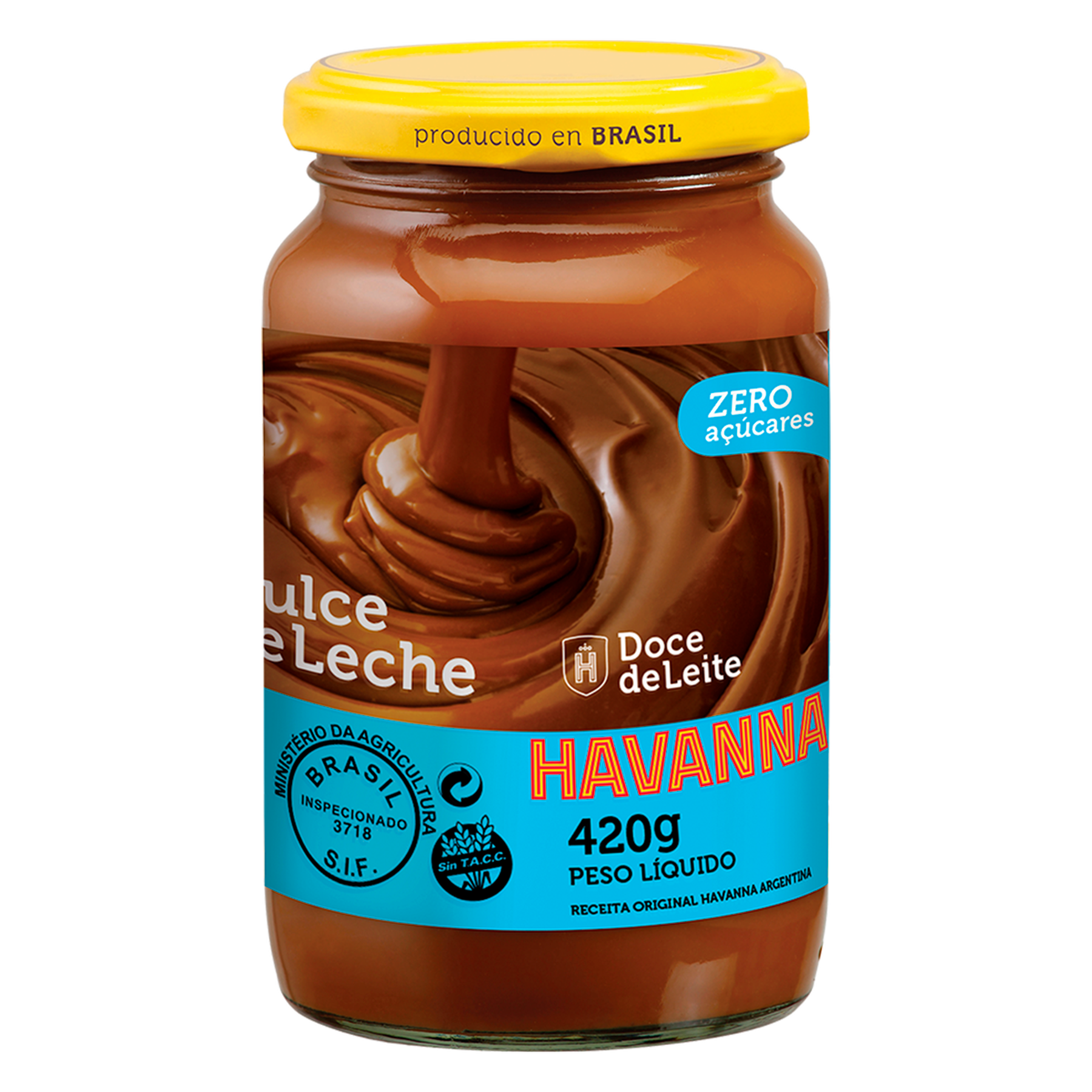 Doce de Leite Zero Havanna Pote 420g