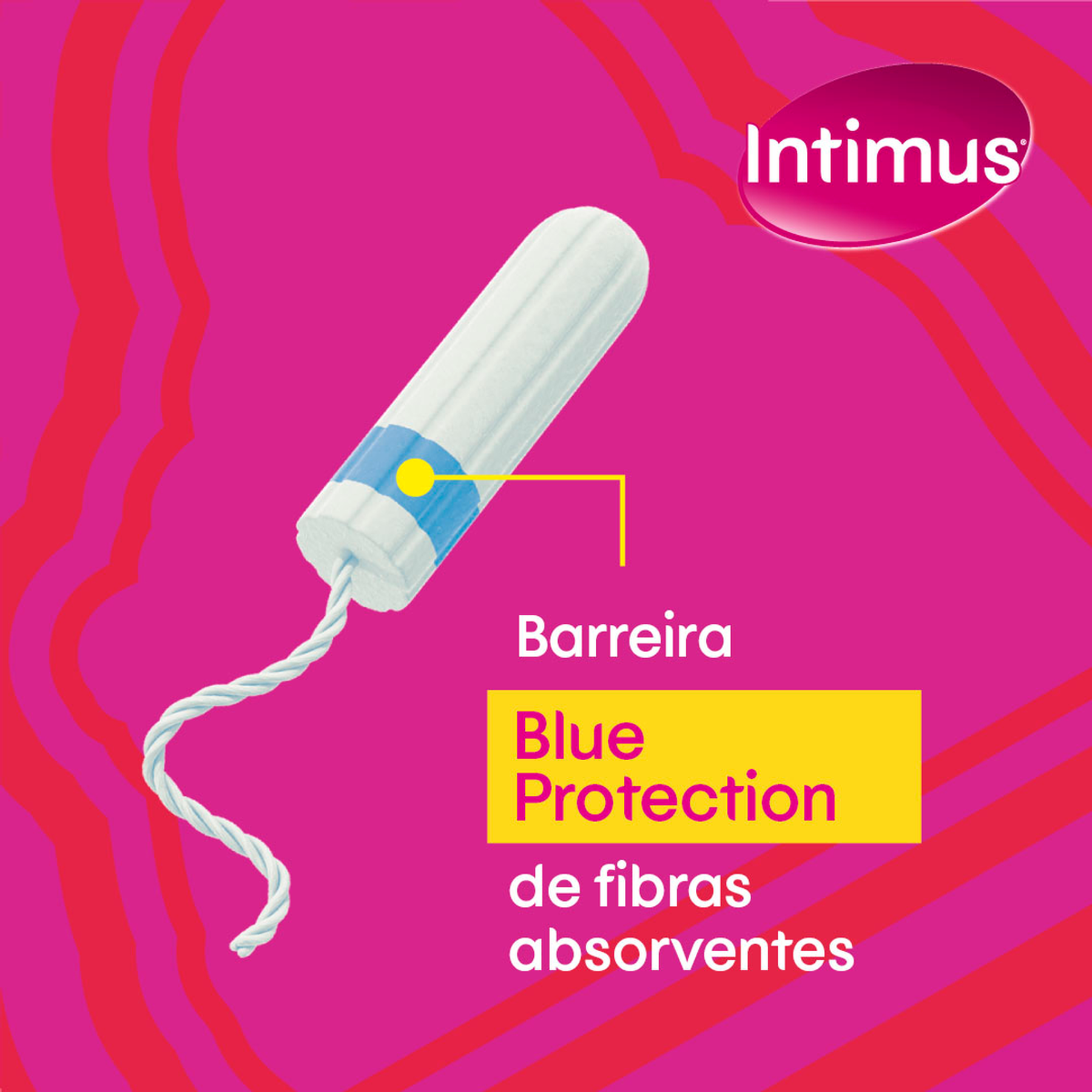 Absorvente Interno Médio Intimus Caixa 8 Unidades