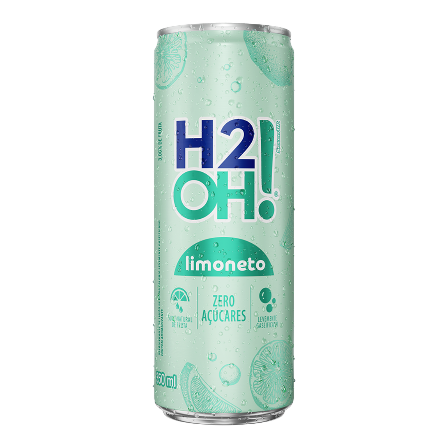 Refrigerante Limoneto Zero A&ccedil;&uacute;car H2OH! Lata 350ml