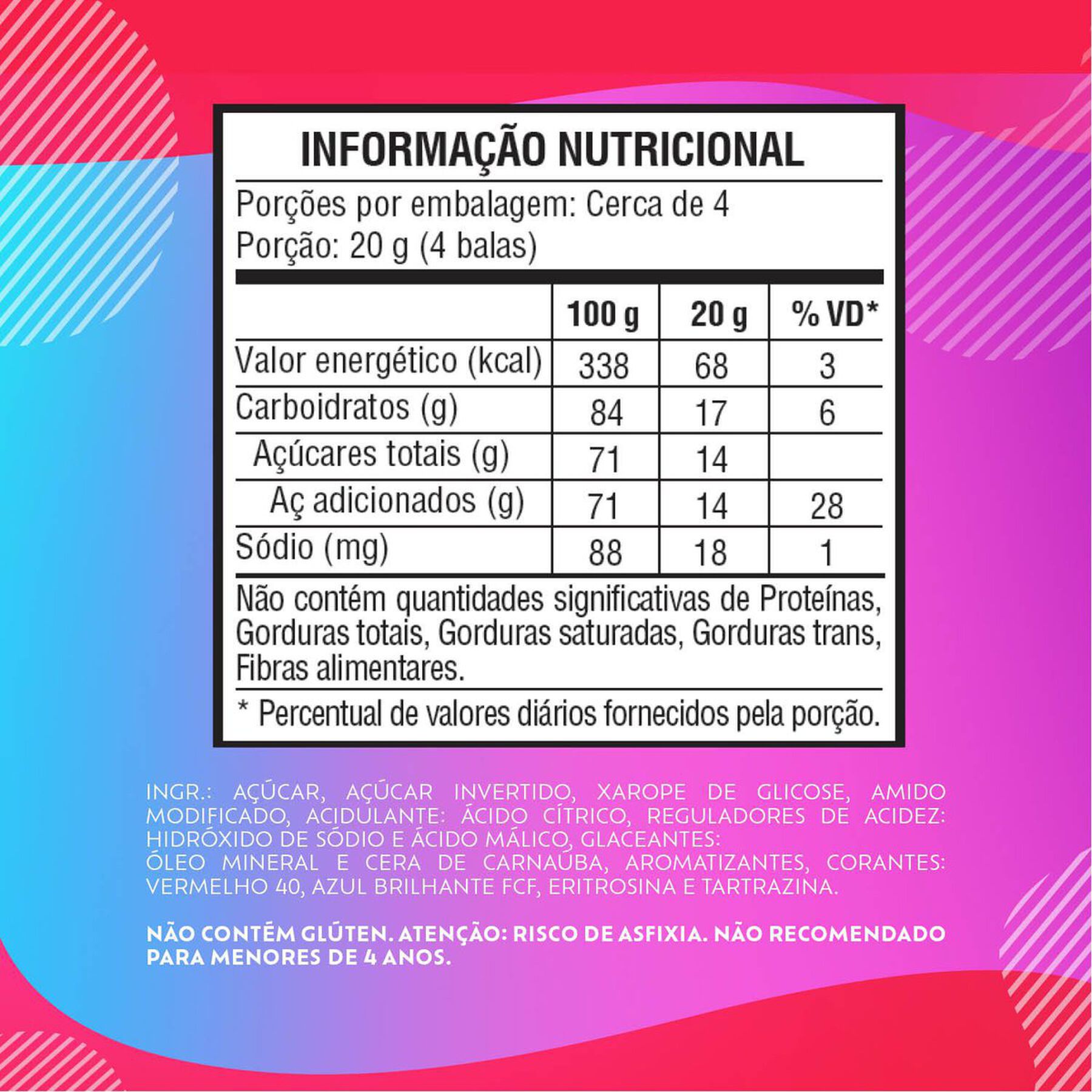 Bala Sortida Gatos Bubbaloo Pacote 75g