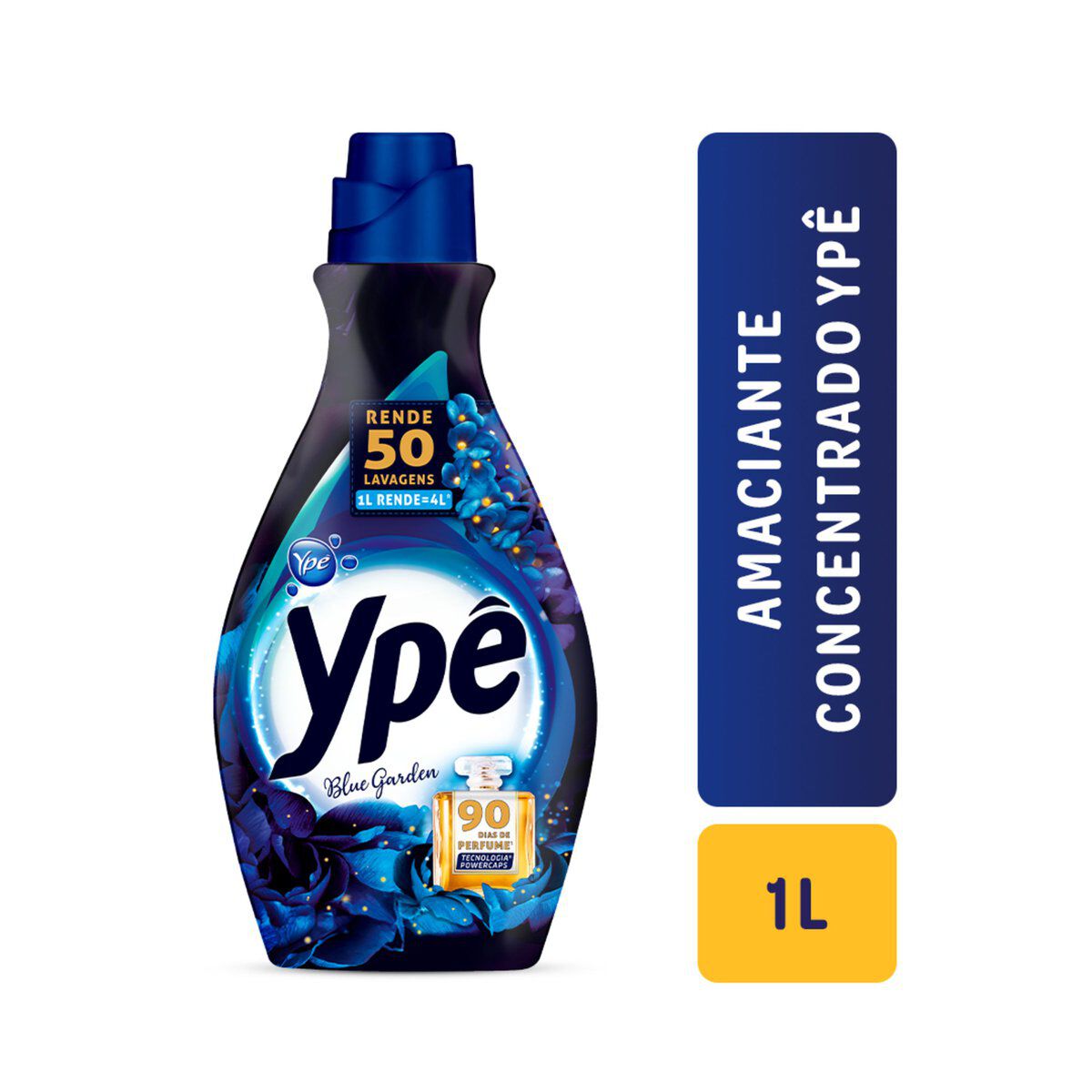 Amaciante de Roupa Concentrado Blue Yp&ecirc; Frasco 1l