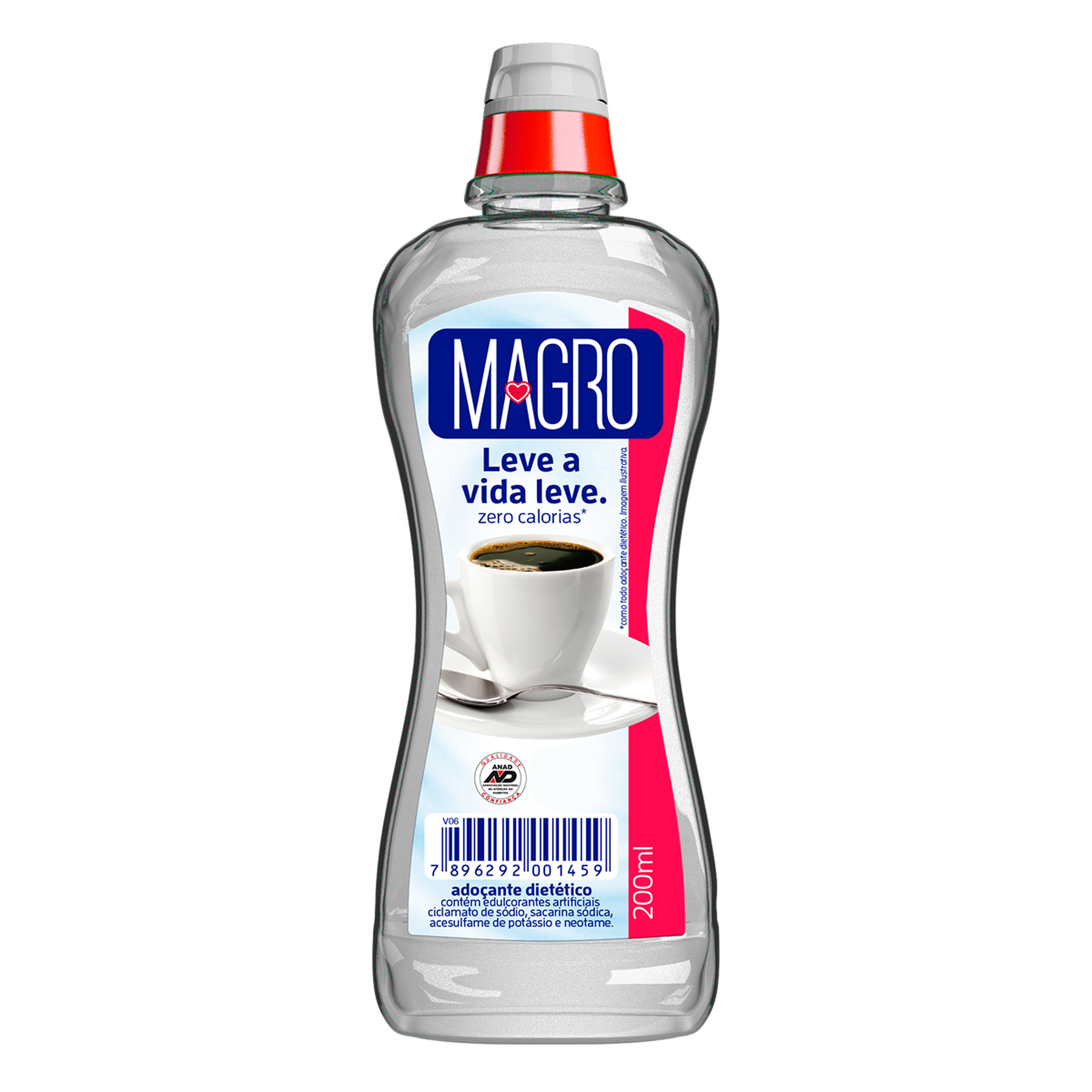 Adoçante Líquido Magro Frasco 200ml