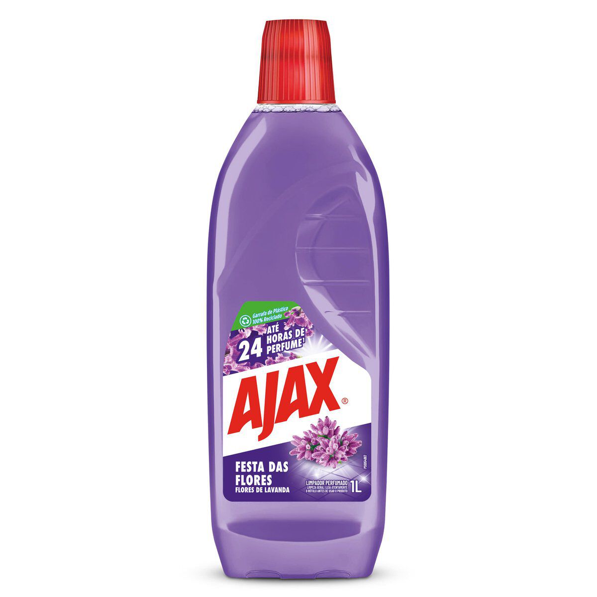 Limpador Perfumado Flores de Lavanda Ajax Festa das Flores Frasco 1l