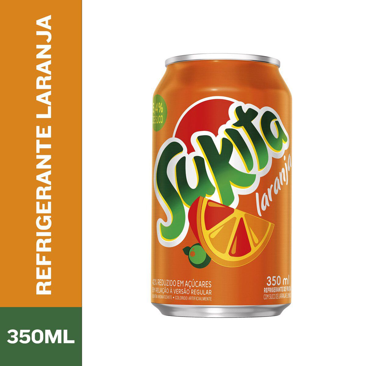 Refrigerante Laranja Sukita Lata 350ml
