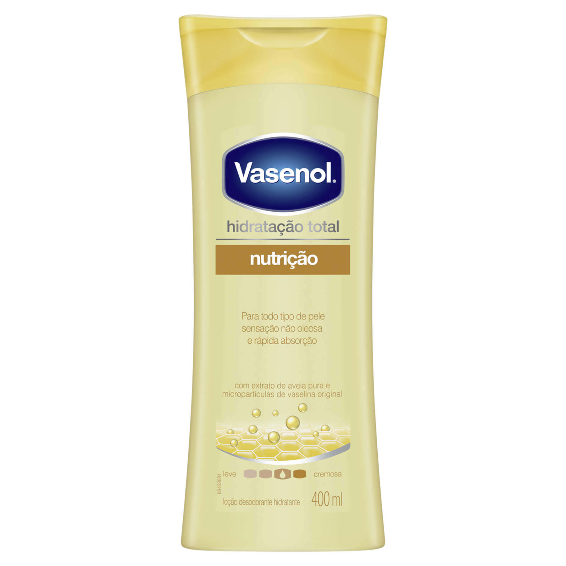Loção Desodorante Hidratação Total Nutrição Vasenol Frasco 400ml