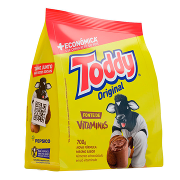Achocolatado em Pó Original Toddy Pacote 700g - Embalagem + Econômica
