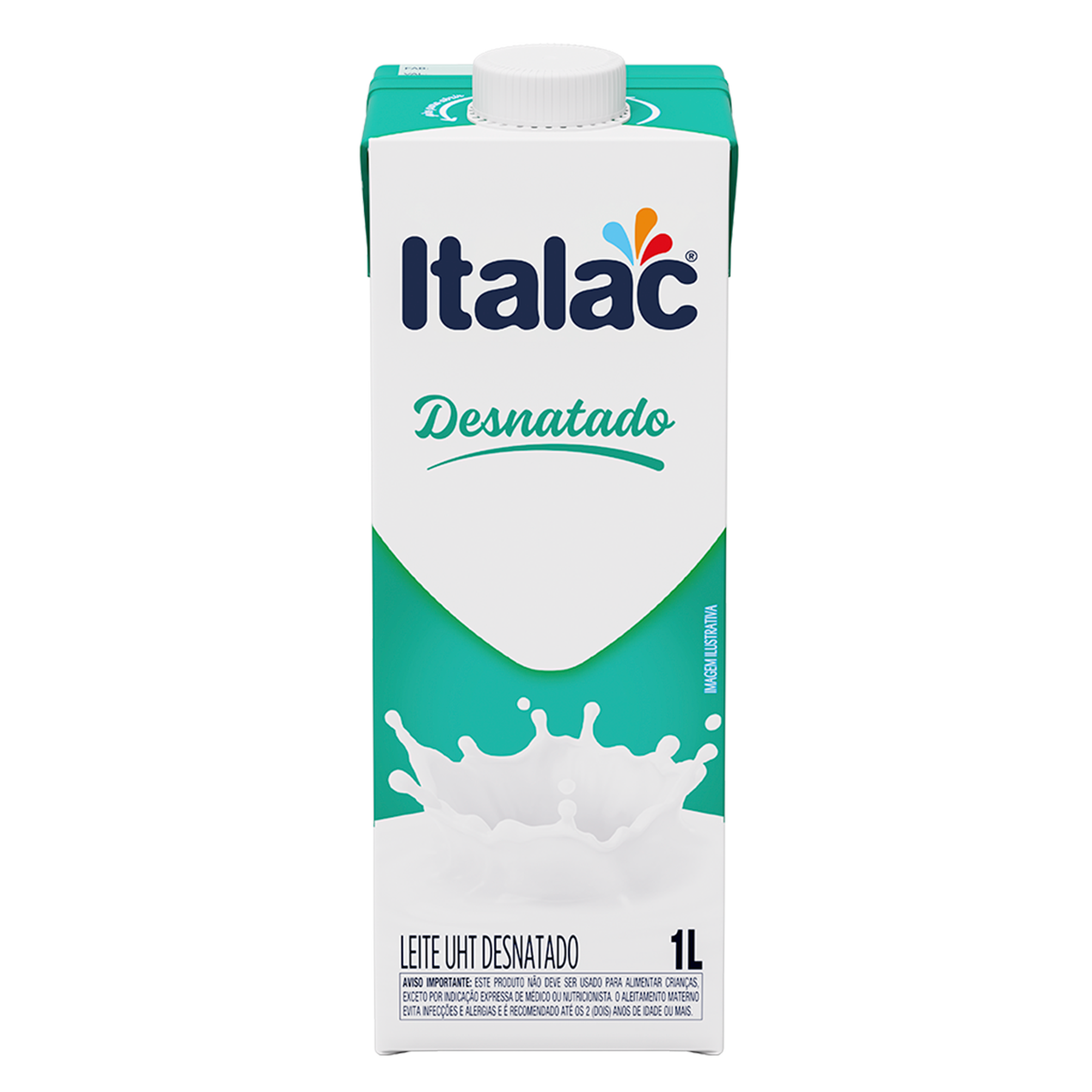 Leite Desnatado Italac 1l