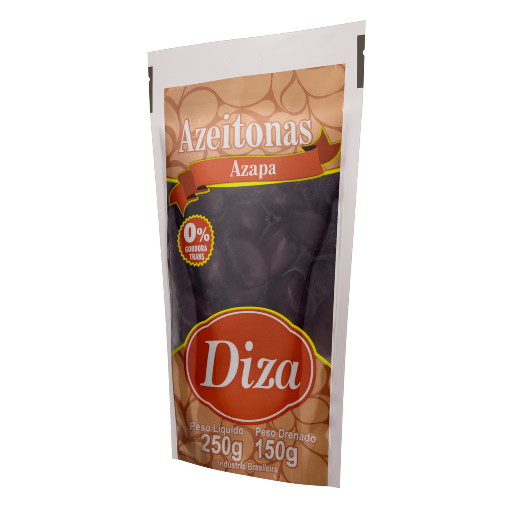 Azeitona Preta em Conserva Azapa Diza Sachê 150g