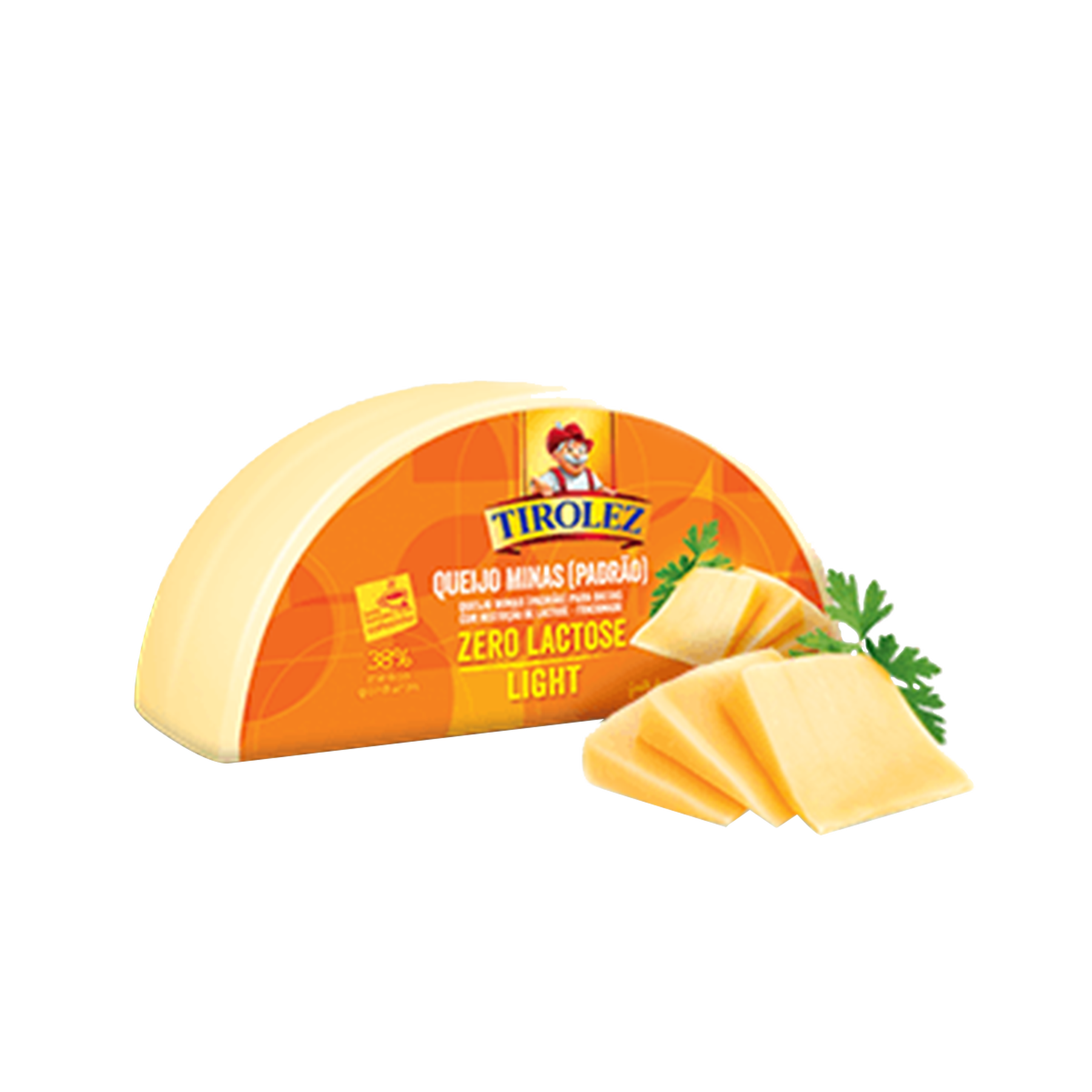 Queijo Minas Padrão Zero Lactose Tirolez aprox. 380g