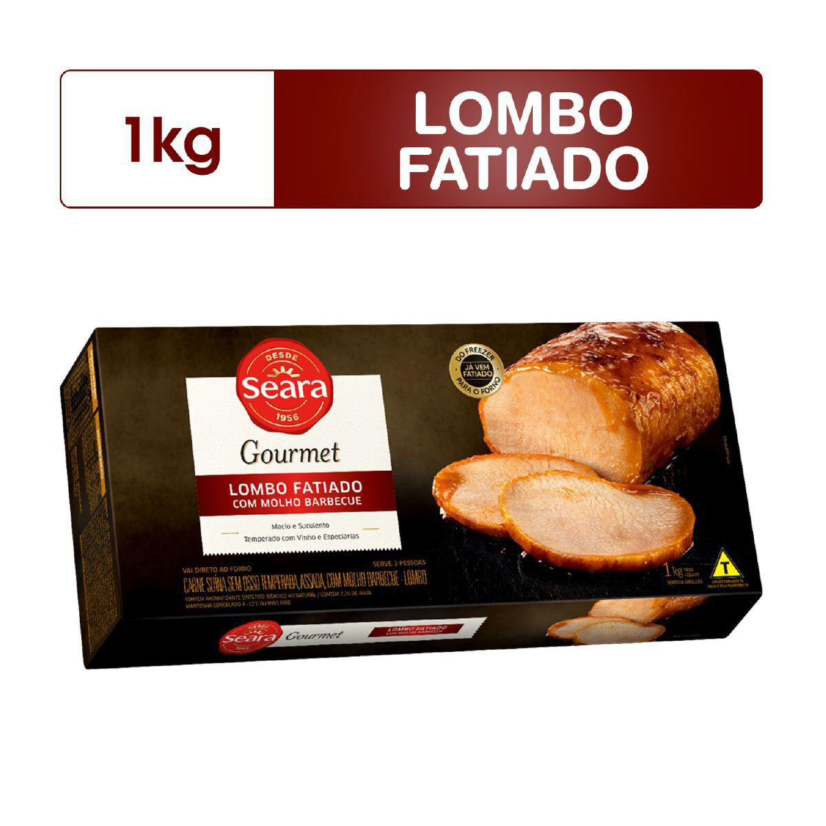 Lombo Defumado Seara Fatiado aprox. 840g