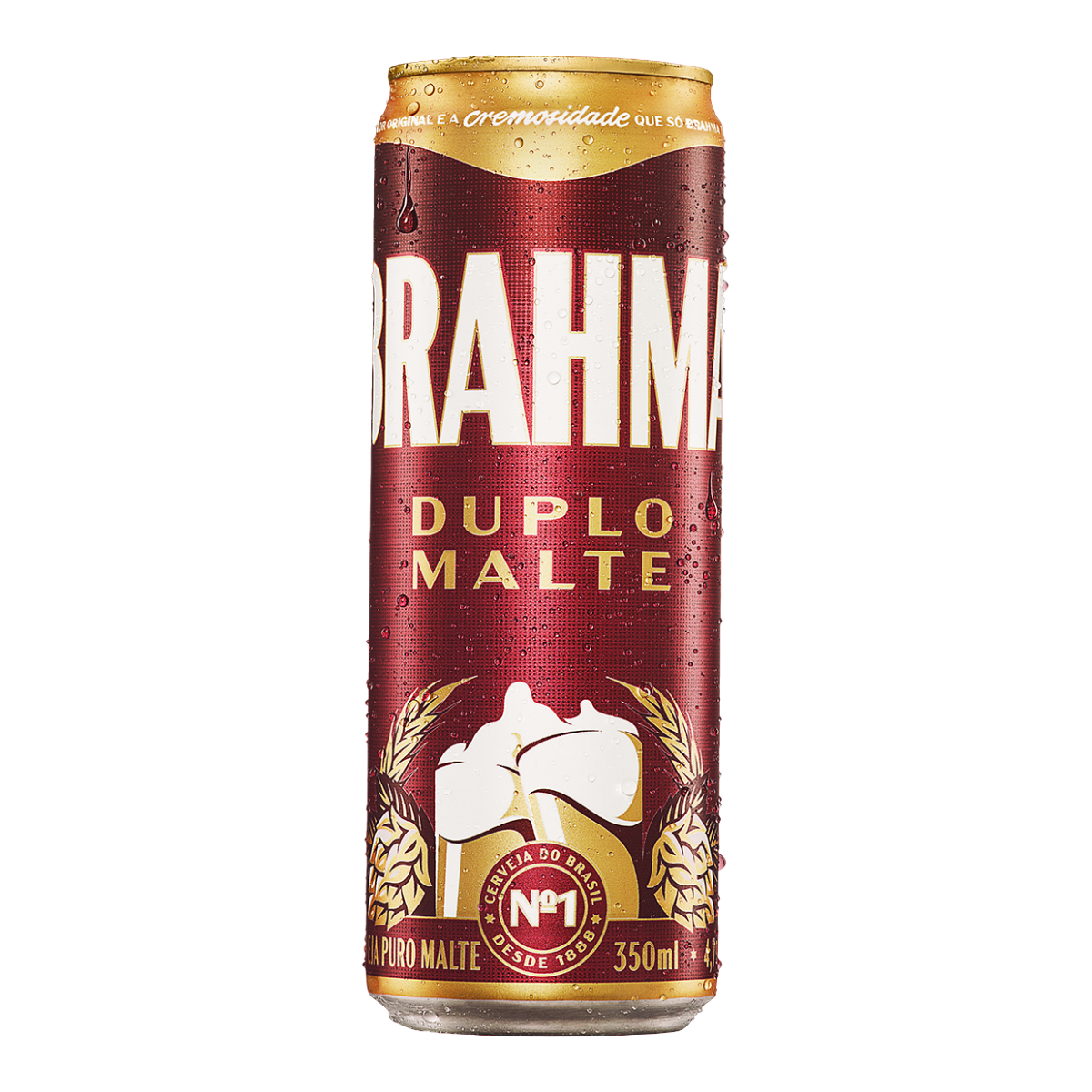 Cerveja Duplo Malte Puro Malte Brahma Lata 350ml