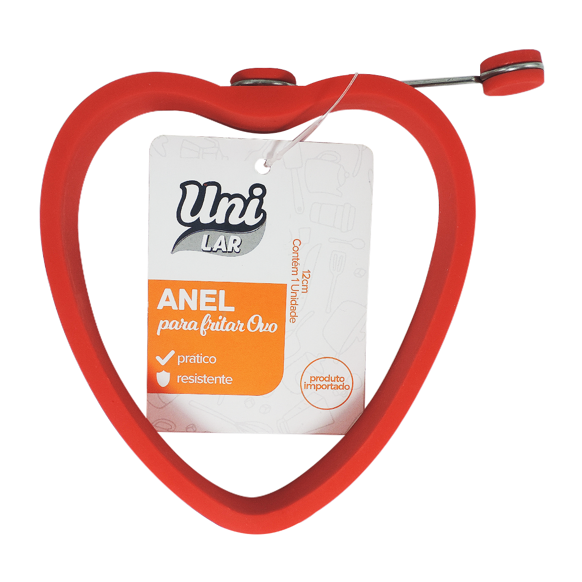 Anel para Fritar Ovo Cora&ccedil;&atilde;o Uni Lar 12cm