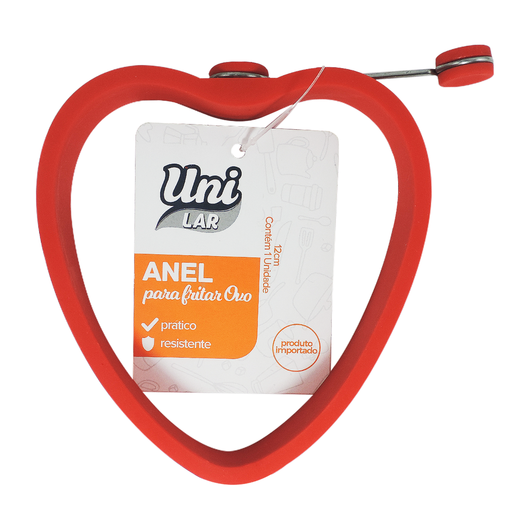 Anel para Fritar Ovo Cora&ccedil;&atilde;o Uni Lar 12cm