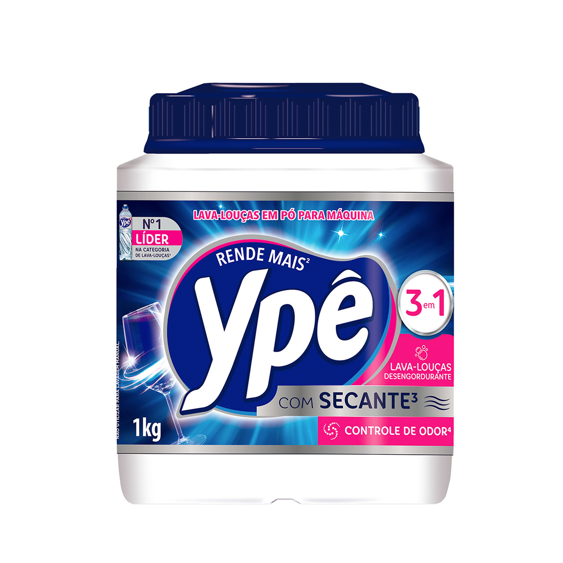 Detergente em P&oacute; Yp&ecirc; Pote 1kg