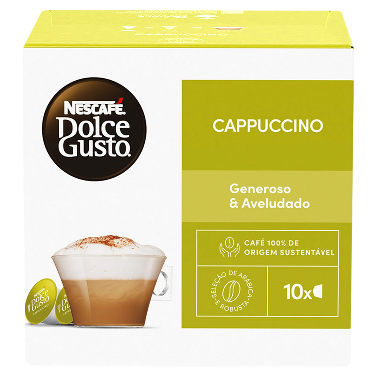 Caf&eacute; em C&aacute;psula Nescaf&eacute; Dolce Gusto Cappuccino 10 C&aacute;psulas
