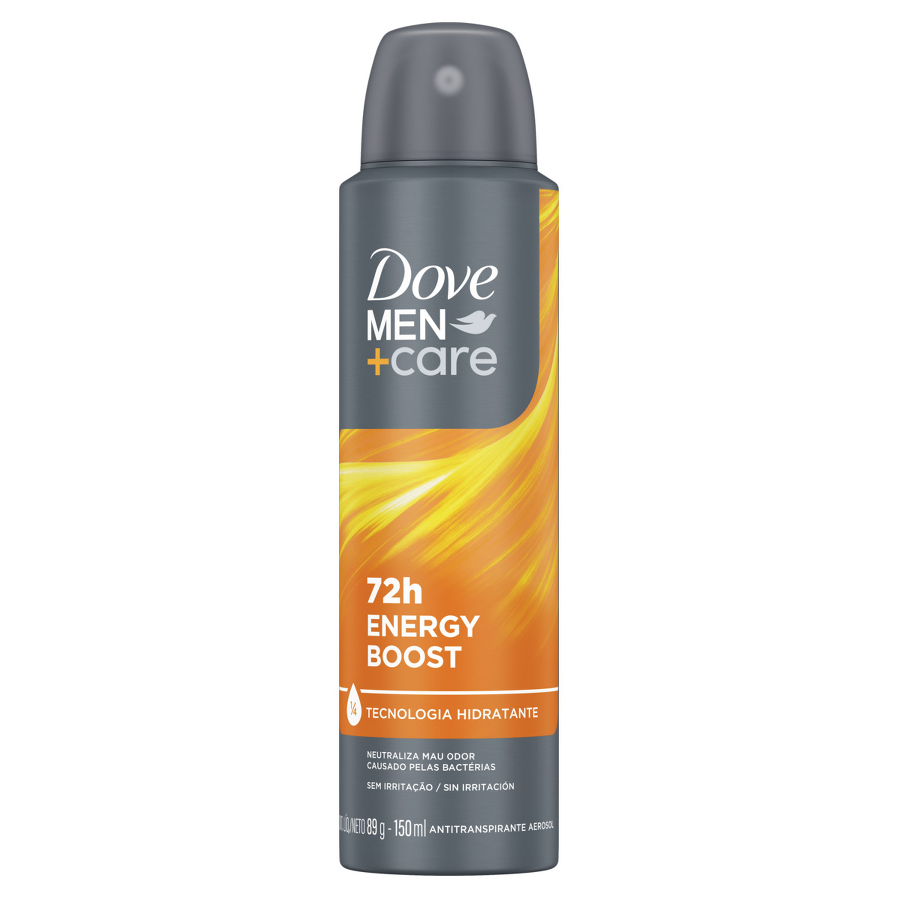 Desodorante Antitranspirante Aerossol Dove Men +Care Energy Boost Masculino 72h 150ml