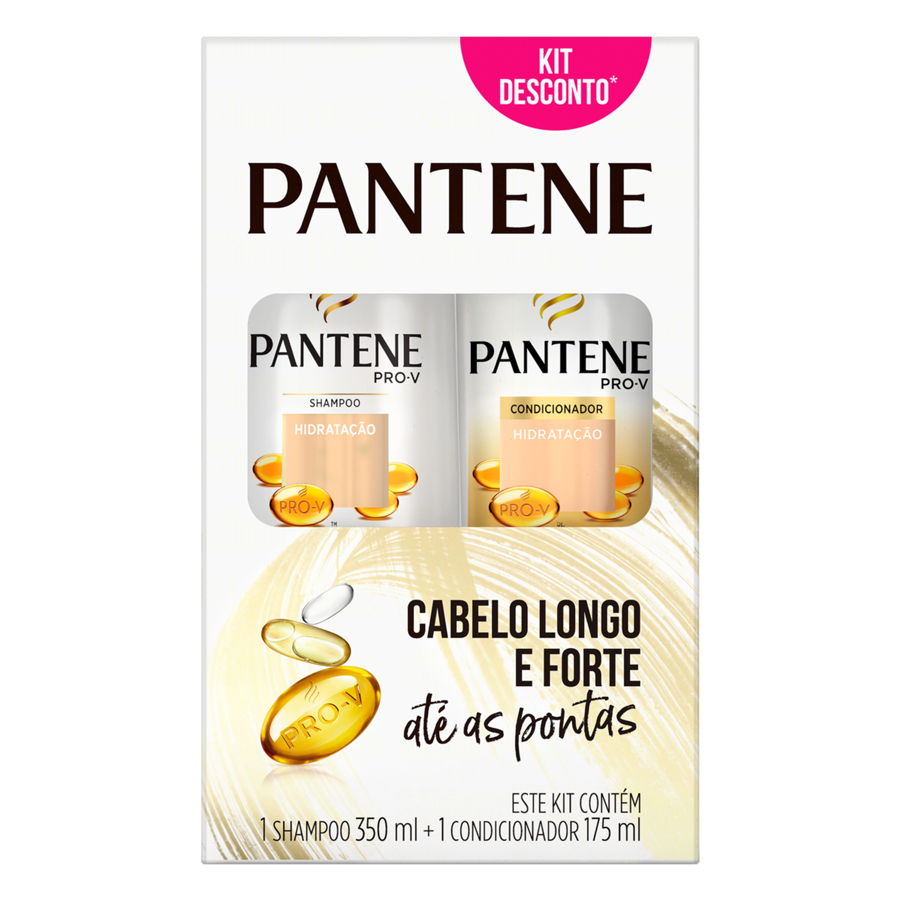 Shampoo 350ml + Condicionador 175ml Hidratação Pantene