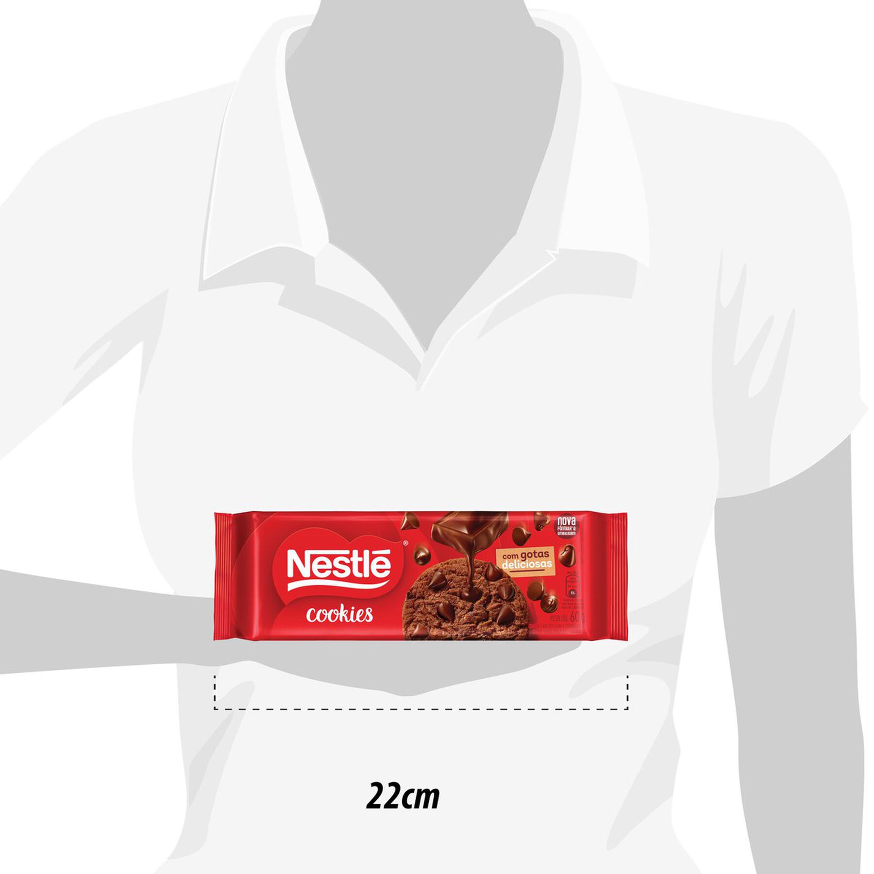 Cookie Classic Gotas de Chocolate 60g