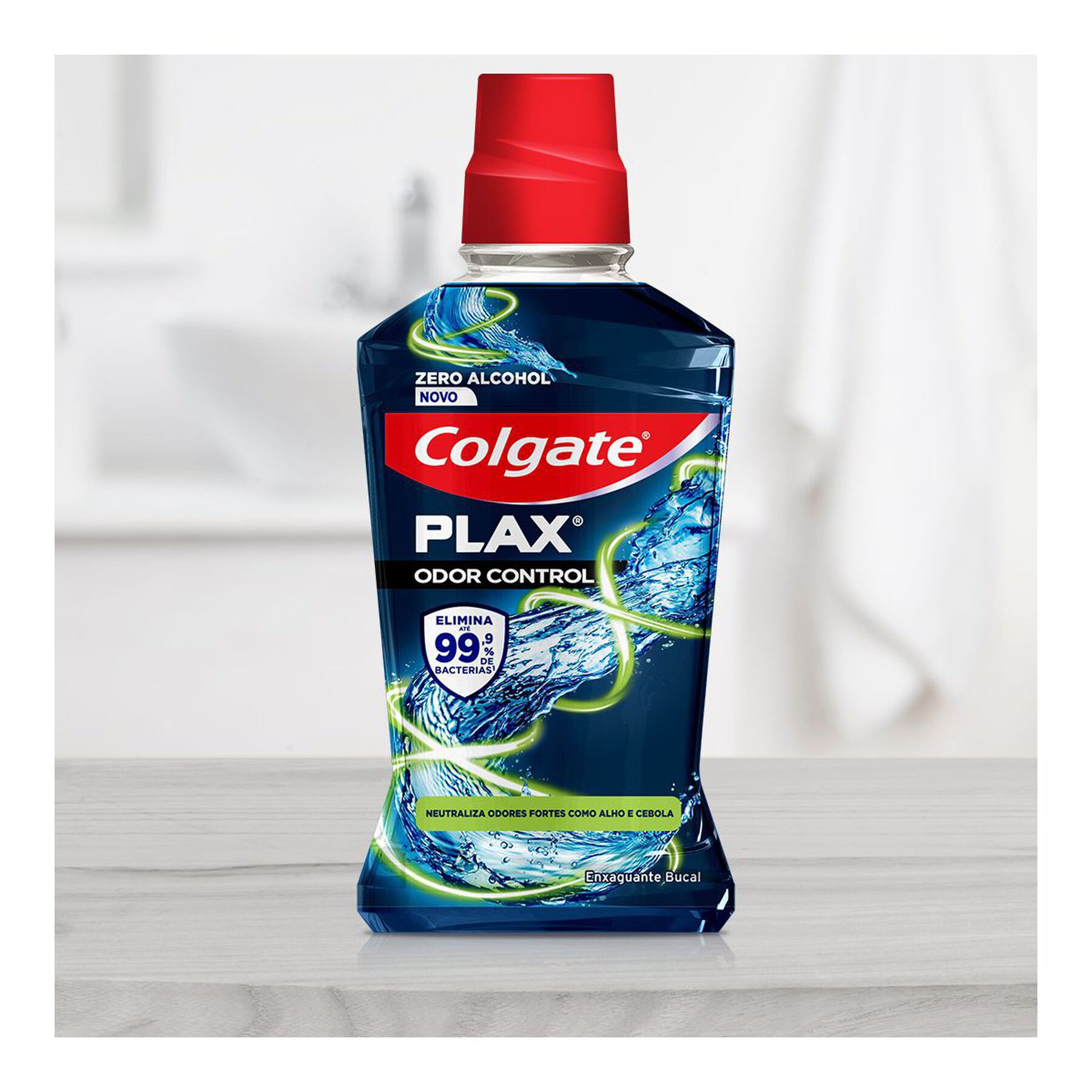Enxaguante Bucal Zero &Aacute;lcool Plax Odor Control Colgate Frasco 500ml&nbsp;