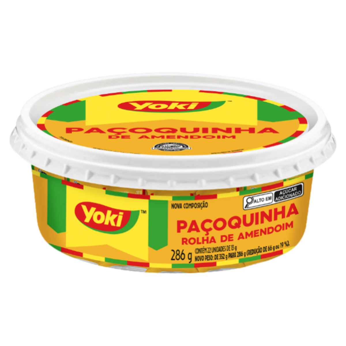Pa&ccedil;oca Rolha Pa&ccedil;oquinha Yoki Pote 286g