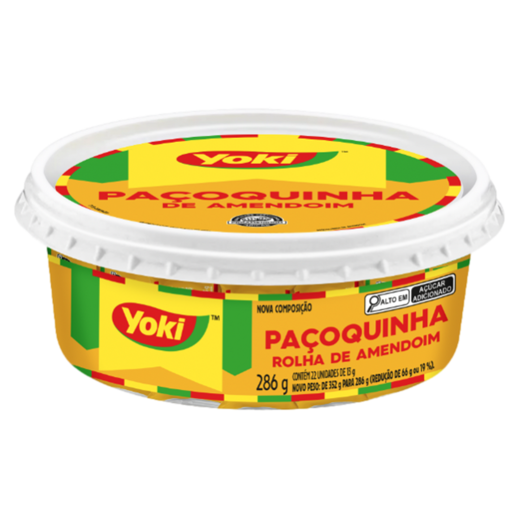 Pa&ccedil;oca Rolha Pa&ccedil;oquinha Yoki Pote 286g