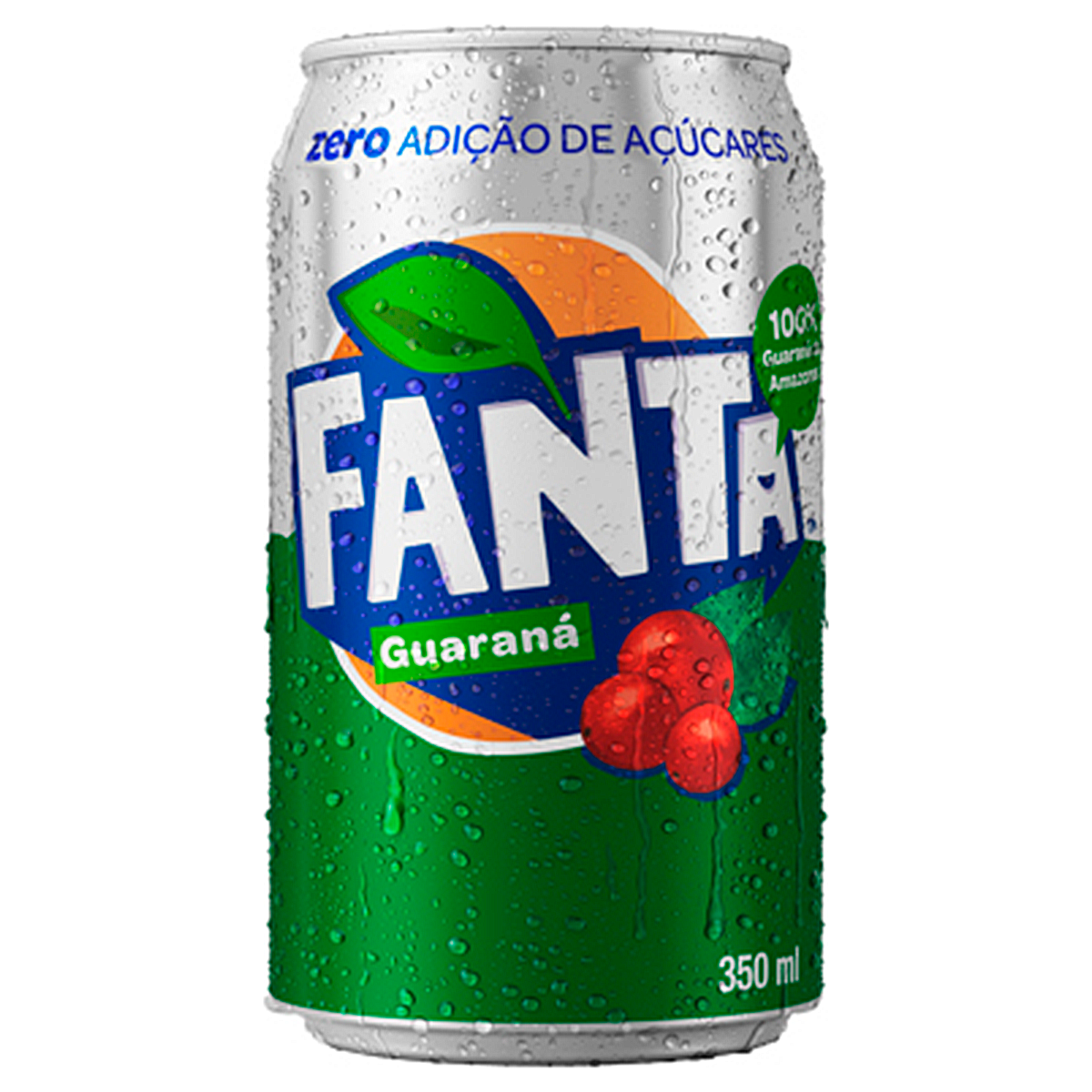 Refrigerante Guaran&aacute; Zero Adi&ccedil;&atilde;o de A&ccedil;&uacute;car Fanta Lata 350ml