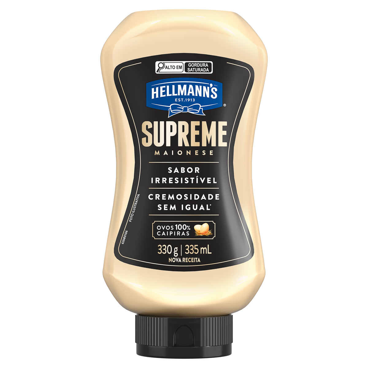 Maionese Supreme Hellmann's Squeeze 330g
