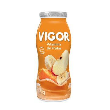 Iogurte Vitamina de Frutas Vigor Frasco 170g